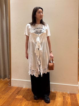 「アイテム（ワンピース）」を使った、sachiさん（レディース・157cm）の夏コーディネート