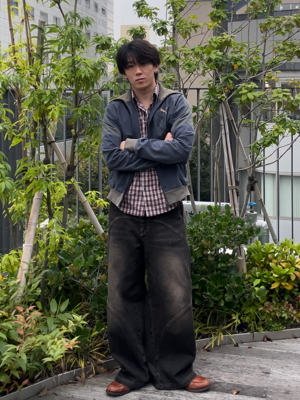 WudgeBoy（ワッジボーイ）の「stitch buggy pants（デニムパンツ