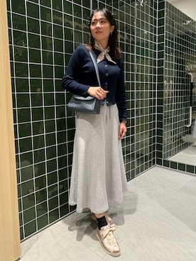 「LACOSTE（ラコステ）のアイテム」を使った、sakiさん（レディース・165cm）の秋コーディネート