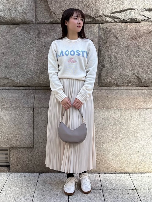 セール】ブランドネームロゴシャギーニッティングウールセーター