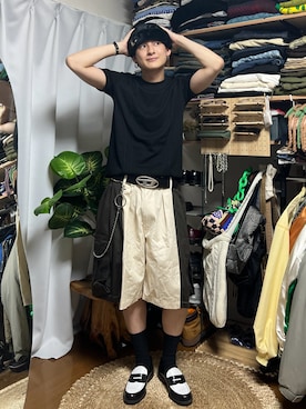 「アイテム（ニットキャップ/ビーニー）」を使った、Reoさん（メンズ・171cm・20代）の夏コーディネート