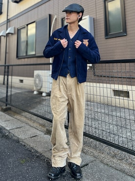 「アイテム（ジャケット/アウター）」を使った、Reoさん（メンズ・171cm・20代）の冬コーディネート