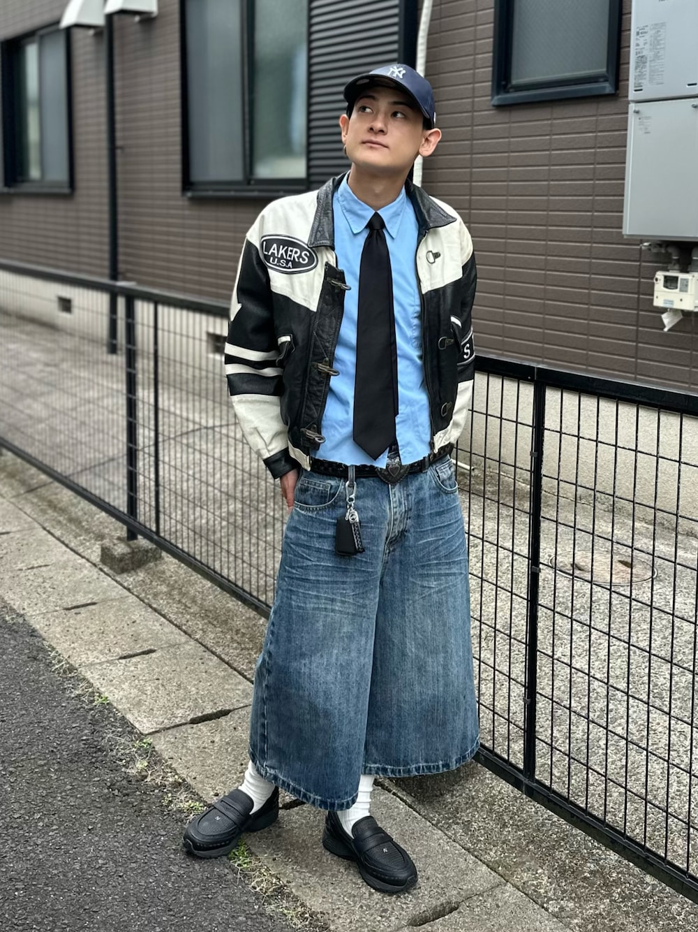 PRINCE OF YOU デニムパンツ 送料無料ツープラン2planPortina Damage Wide Denim