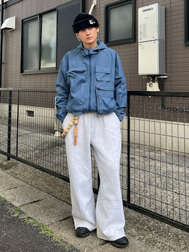 「アイテム（ニットキャップ/ビーニー）」を使った、Reoさん（メンズ・171cm・20代）の秋コーディネート