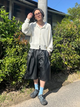 「few.（フュー）のアイテム」を使った、Reoさん（メンズ・171cm）の春コーディネート