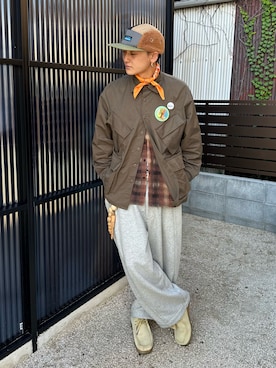 「アイテム（その他アウター）」を使った、Reoさん（メンズ・171cm・20代）の秋コーディネート