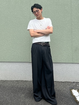 「アイテム（パンツ）」を使った、Reoさん（メンズ・171cm・20代）の秋コーディネート