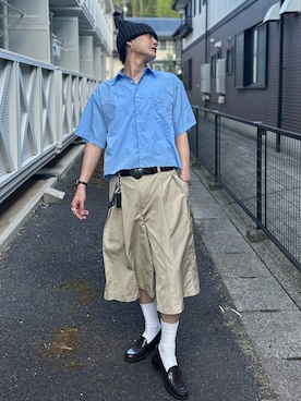 「アイテム（ニットキャップ/ビーニー）」を使った、Reoさん（メンズ・171cm・20代）の夏コーディネート