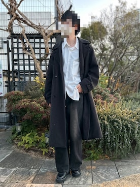 「WYM LIDNM（ウィム バイ リドム）のアイテム（その他アウター）」を使った、bon2shiさん（メンズ・179cm）の冬コーディネート