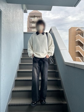 「アイテム（ニット/セーター）」を使った、bon2shiさん（メンズ・179cm・30代）の秋コーディネート