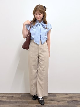 「アイテム（パンツ）」を使った、さきさん（レディース・155cm・20代）の夏コーディネート