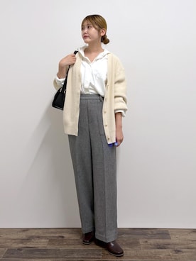 「ブルべ夏」｜さきさん（レディース・155cm）の秋コーディネート