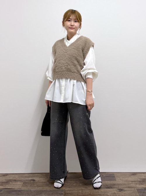 ナローストラップキトゥンヒールサンダル（サンダル）｜ROPE' PICNIC