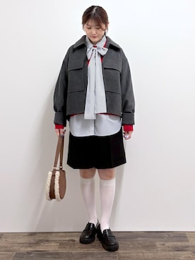 「アイテム（ブルゾン）」を使った、さきさん（レディース・155cm・20代）の秋コーディネート