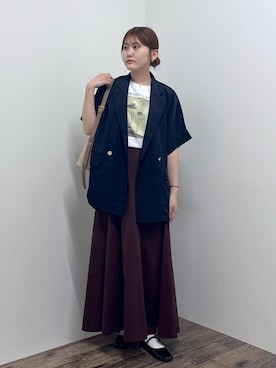 さきさん(レディース・155cm)の夏コーディネート
