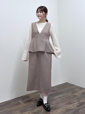 さきさん（レディース・155cm）の春コーディネート