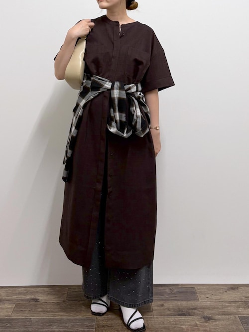 リボンディテールワンハンドルバッグ