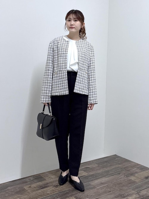新品　B: MING by BEAMS ROPE PICNIC スーツ　ツイード B：MING by BEAMS ／ ツイード ノーラペルジャケット