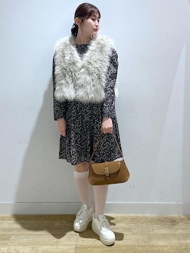 「アイテム（ワンピース/ドレス）」を使った、さきさん（レディース・155cm・20代）の秋コーディネート