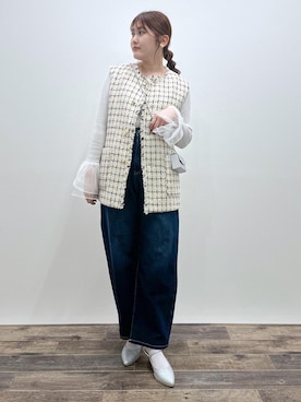 さきさん(レディース・155cm)の冬コーディネート
