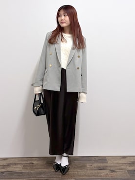 さきさん（レディース・155cm）の冬コーディネート