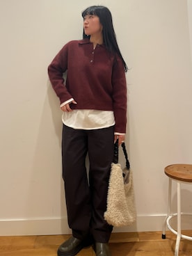 「短丈」｜⭐︎おーごし☽°☆・°:** さん（レディース・160cm）の秋コーディネート