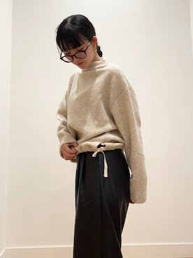 「アイテム（スリッポン）」を使った、おーごしさん（レディース・160cm）の秋コーディネート