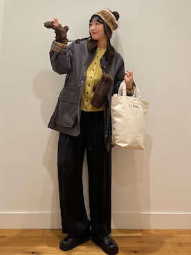 「アイテム（ベルト）」を使った、⭐︎おーごし☽°☆・°:** さん（レディース・160cm）の秋コーディネート