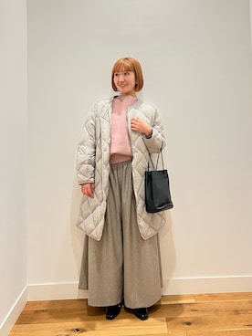 「アイテム（ダウンジャケット/コート）」を使った、⭐︎おーごし☽°☆・°:** さん（レディース・160cm・20代）の冬コーディネート