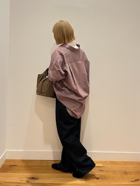 「URBAN RESEARCH DOORS（アーバンリサーチドアーズ）のソフトテレコタートルプルオーバー（Tシャツ/カットソー）」を使った、⭐︎おーごし☽°☆・°:** さん（レディース・160cm）の冬コーディネート