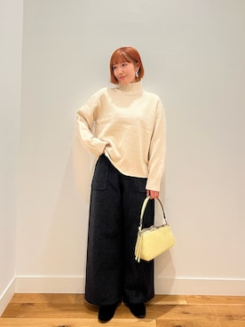 「URBAN RESEARCH DOORS(アーバンリサーチドアーズ)のアイテム(その他パンツ)」を使った、⭐︎おーごし☽°☆・°:** さん(レディース・160cm)の冬コーディネート