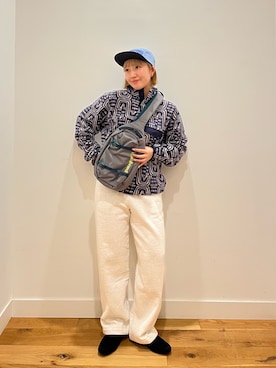 「アウトドアミックス」｜「アイテム（帽子）」を使った、⭐︎おーごし☽°☆・°:** さん（レディース・160cm）の冬コーディネート