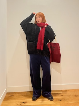 「beej（ビージ）のアイテム」を使った、⭐︎おーごし☽°☆・°:** さん（レディース・160cm）の冬コーディネート