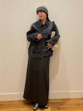 「アイテム（ニットキャップ/ビーニー）」を使った、⭐︎おーごし☽°☆・°:** さん（レディース・160cm）の秋コーディネート