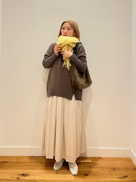 「アイテム（ファッション雑貨）」を使った、⭐︎おーごし☽°☆・°:** さん（レディース・160cm）の秋コーディネート