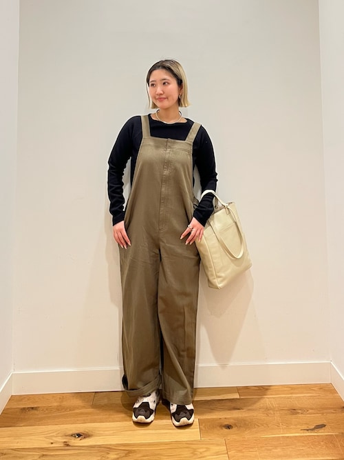値下不可 新品 アーバンリサーチ サロペット ベージュ 36 URBAN RESEARCH DOORS（アーバンリサーチドアーズ） サロペット