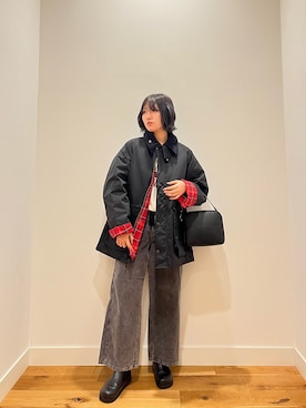 「Champion（チャンピオン）の『別注』Champion×DOORS　SWEAT CREWNECK PULLOVER（スウェット、グレー系）」を使った、⭐︎おーごし☽°☆・°:** さん（レディース・160cm）の秋コーディネート