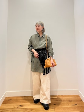 「URBAN RESEARCH DOORS（アーバンリサーチドアーズ）のアイテム（バッグ、オレンジ系）」を使った、⭐︎おーごし☽°☆・°:** さん（レディース・160cm）の春コーディネート