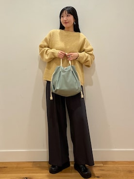 「アイテム（ネックレス）」を使った、⭐︎おーごし☽°☆・°:** さん（レディース・160cm）の秋コーディネート