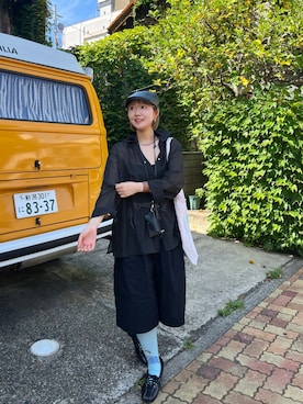 「FORK&SPOON（フォークアンドスプーン）のアイテム（シャツ/ブラウス）」を使った、⭐︎おーごし☽°☆・°:** さん（レディース・160cm）の秋コーディネート