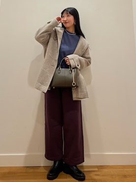 「アイテム（その他アウター）」を使った、⭐︎おーごし☽°☆・°:** さん（レディース・160cm）の秋コーディネート