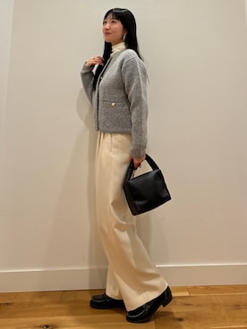 「URBAN RESEARCH DOORS（アーバンリサーチドアーズ）のソフトテレコタートルプルオーバー（Tシャツ/カットソー）」を使った、⭐︎おーごし☽°☆・°:** さん（レディース・160cm）の秋コーディネート