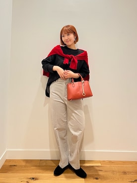 「URBAN RESEARCH DOORS(アーバンリサーチドアーズ)のアイテム(その他パンツ)」を使った、⭐︎おーごし☽°☆・°:** さん(レディース・160cm)の冬コーディネート