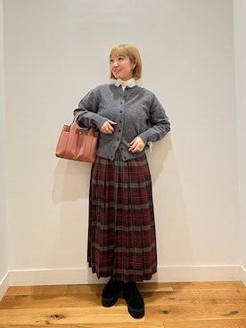 「URBAN RESEARCH DOORS（アーバンリサーチドアーズ）のソフトテレコタートルプルオーバー（Tシャツ/カットソー）」を使った、⭐︎おーごし☽°☆・°:** さん（レディース・160cm）の冬コーディネート