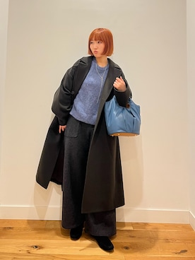 「doors」｜「アイテム（チェスターコート）」を使った、⭐︎おーごし☽°☆・°:** さん（レディース・160cm）の冬コーディネート