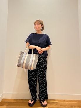「URBAN RESEARCH DOORS（アーバンリサーチドアーズ）のアイテム（その他パンツ）」を使った、⭐︎おーごし☽°☆・°:** さん（レディース・160cm）の夏コーディネート