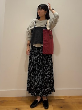 「かぐれ（カグレ）のアイテム（スカート）」を使った、⭐︎おーごし☽°☆・°:** さん（レディース・160cm）の秋コーディネート