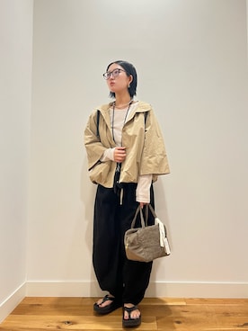 「アイテム（その他アウター）」を使った、⭐︎おーごし☽°☆・°:** さん（レディース・160cm）の秋コーディネート