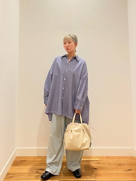 「FORK&SPOON（フォークアンドスプーン）のアイテム（トップス）」を使った、⭐︎おーごし☽°☆・°:** さん（レディース・160cm）の春コーディネート