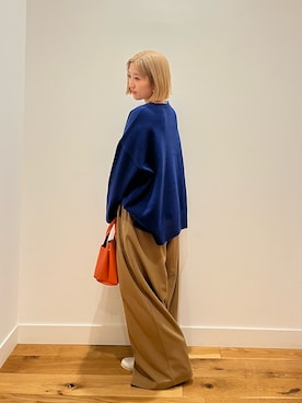 「FORK&SPOON（フォークアンドスプーン）のアイテム（その他パンツ）」を使った、⭐︎おーごし☽°☆・°:** さん（レディース・160cm）の冬コーディネート